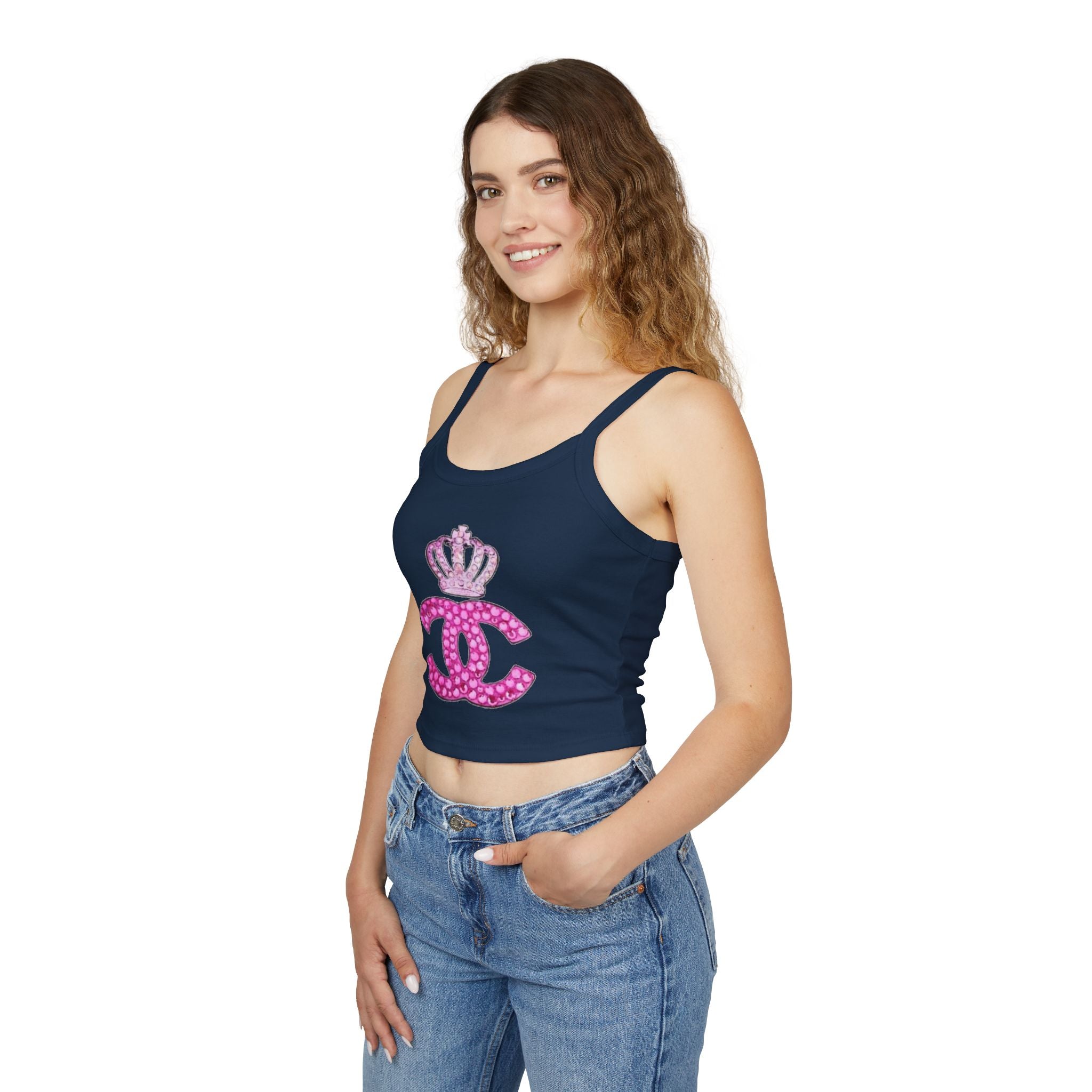 Top crop a canotta CC Crown