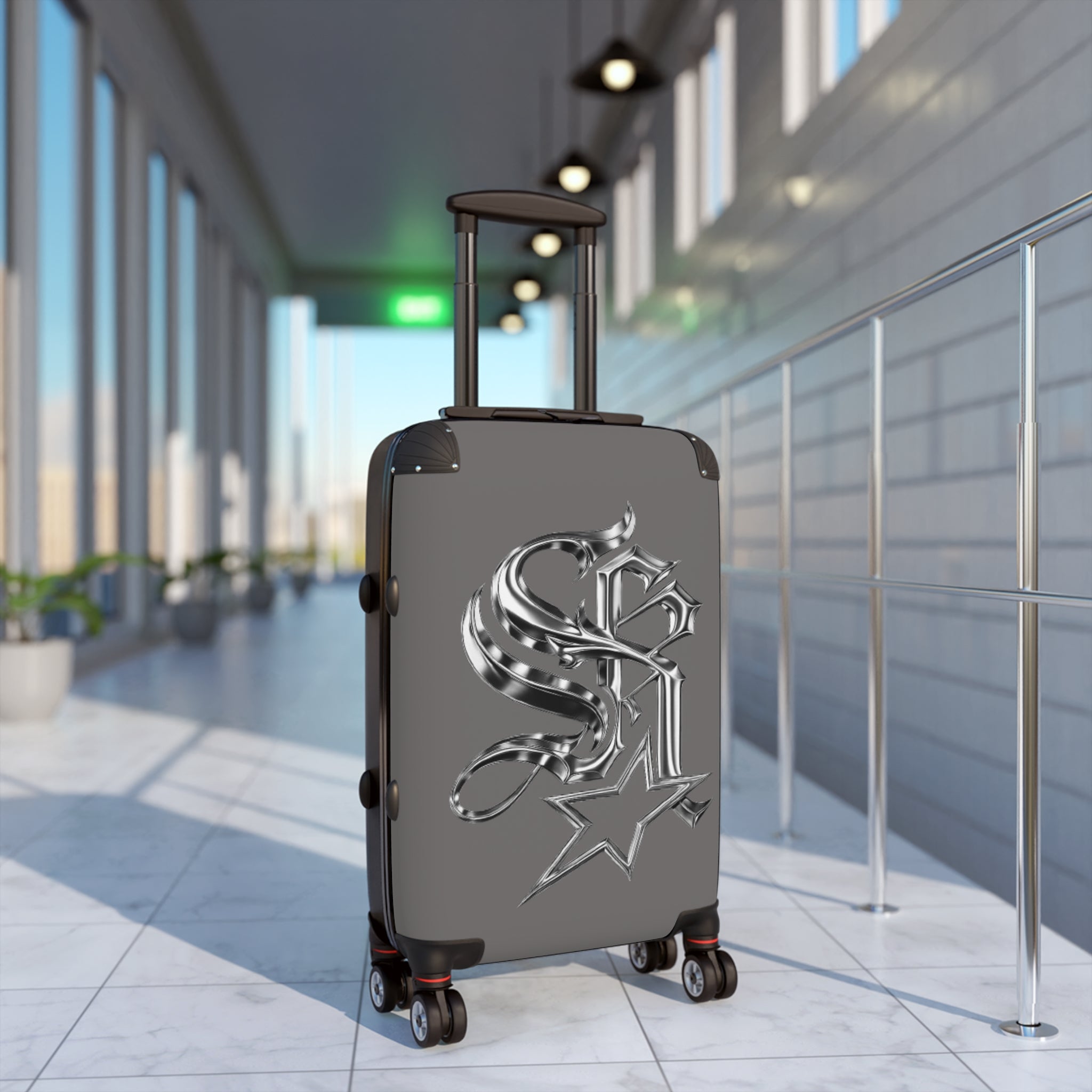 Shiny Metal Suitcase