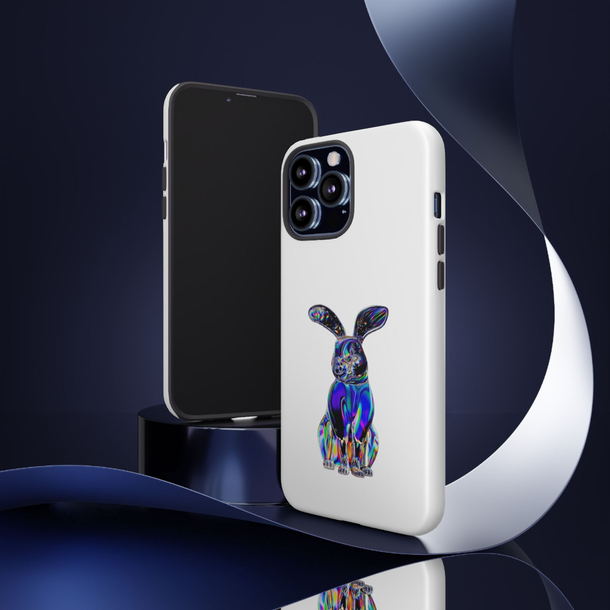 Cover per telefono con coniglio olografico