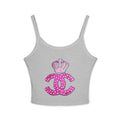 Top crop a canotta CC Crown