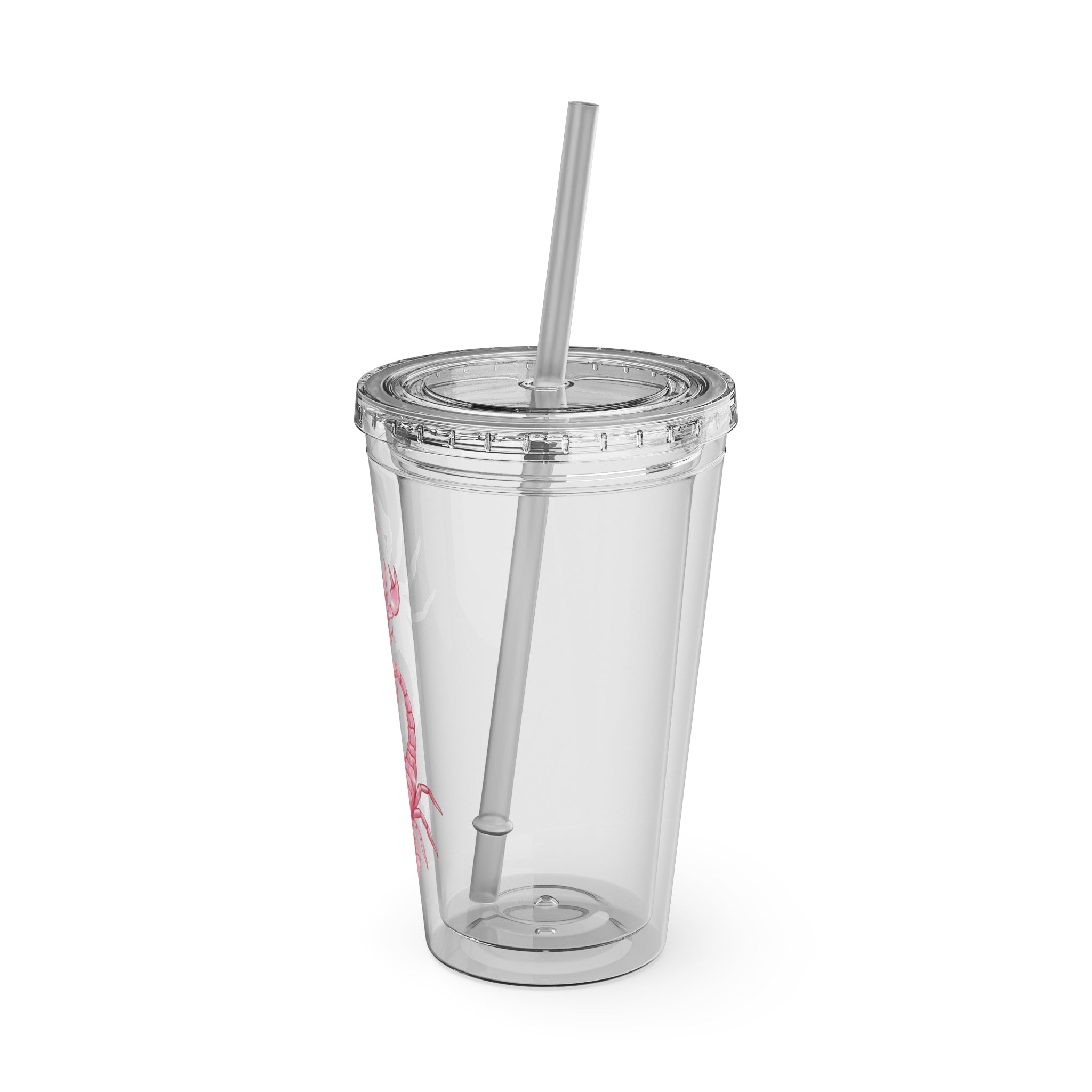 Twin Scorpion Tumbler with Straw, 16oz