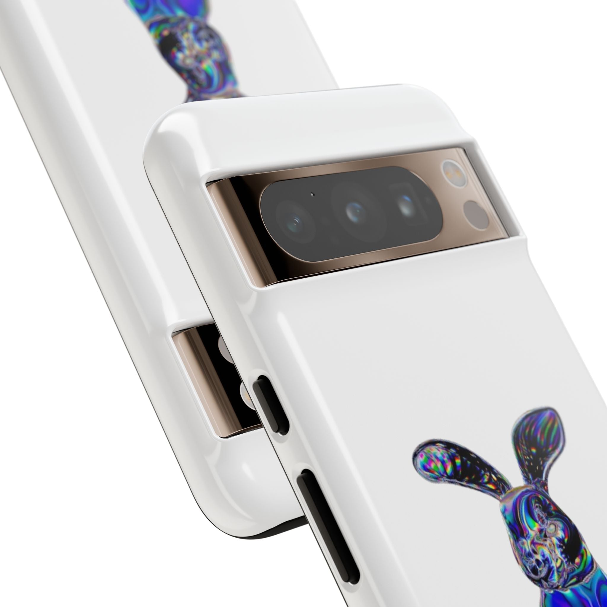 Cover per telefono con coniglio olografico