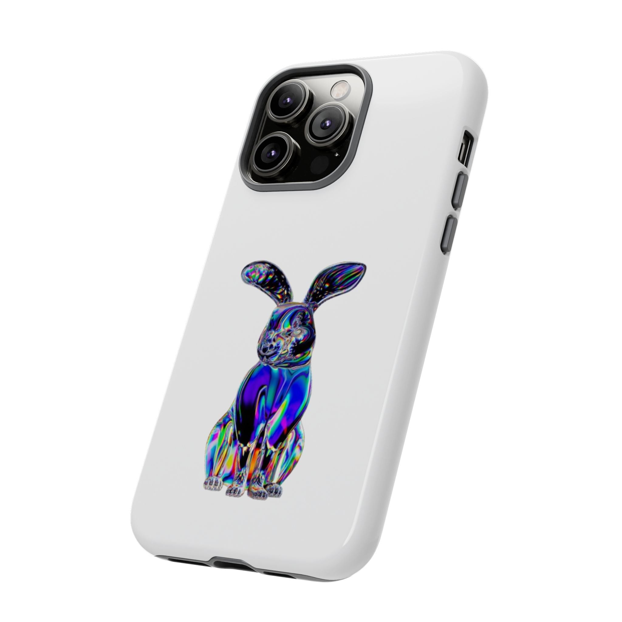 Cover per telefono con coniglio olografico