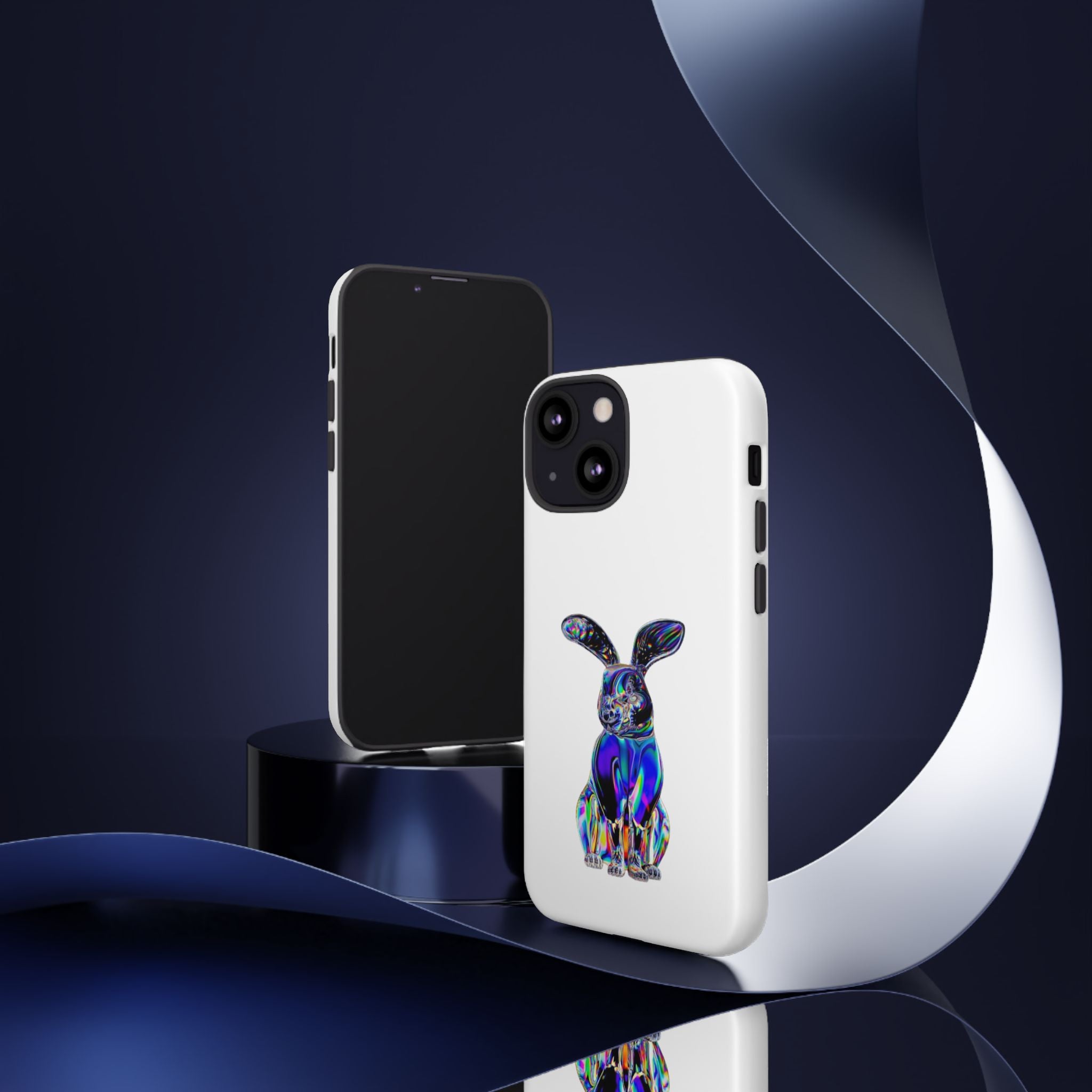 Cover per telefono con coniglio olografico