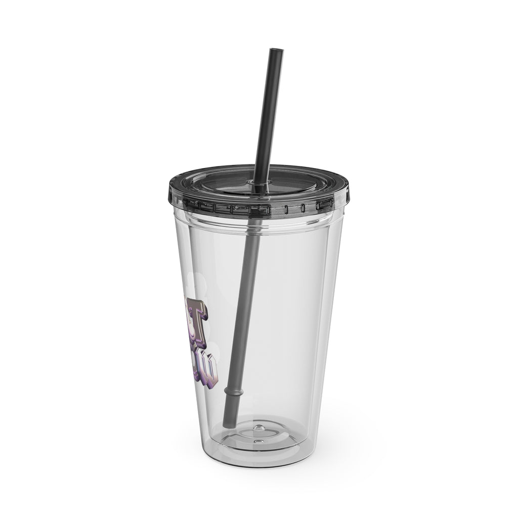 S Show Tumbler with Straw, 16oz