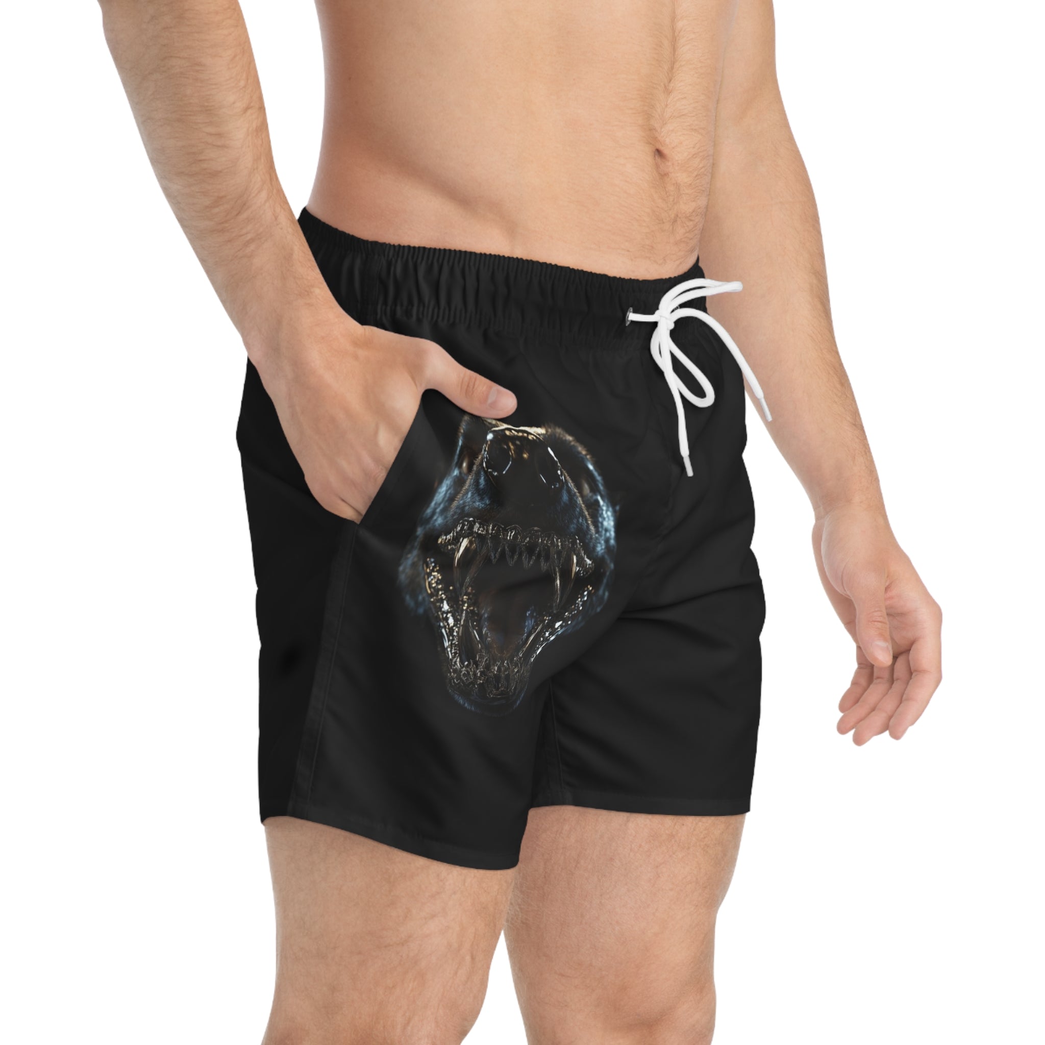Golden Fang Swim Trunks