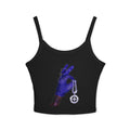 Top corto a canotta Purple Glove