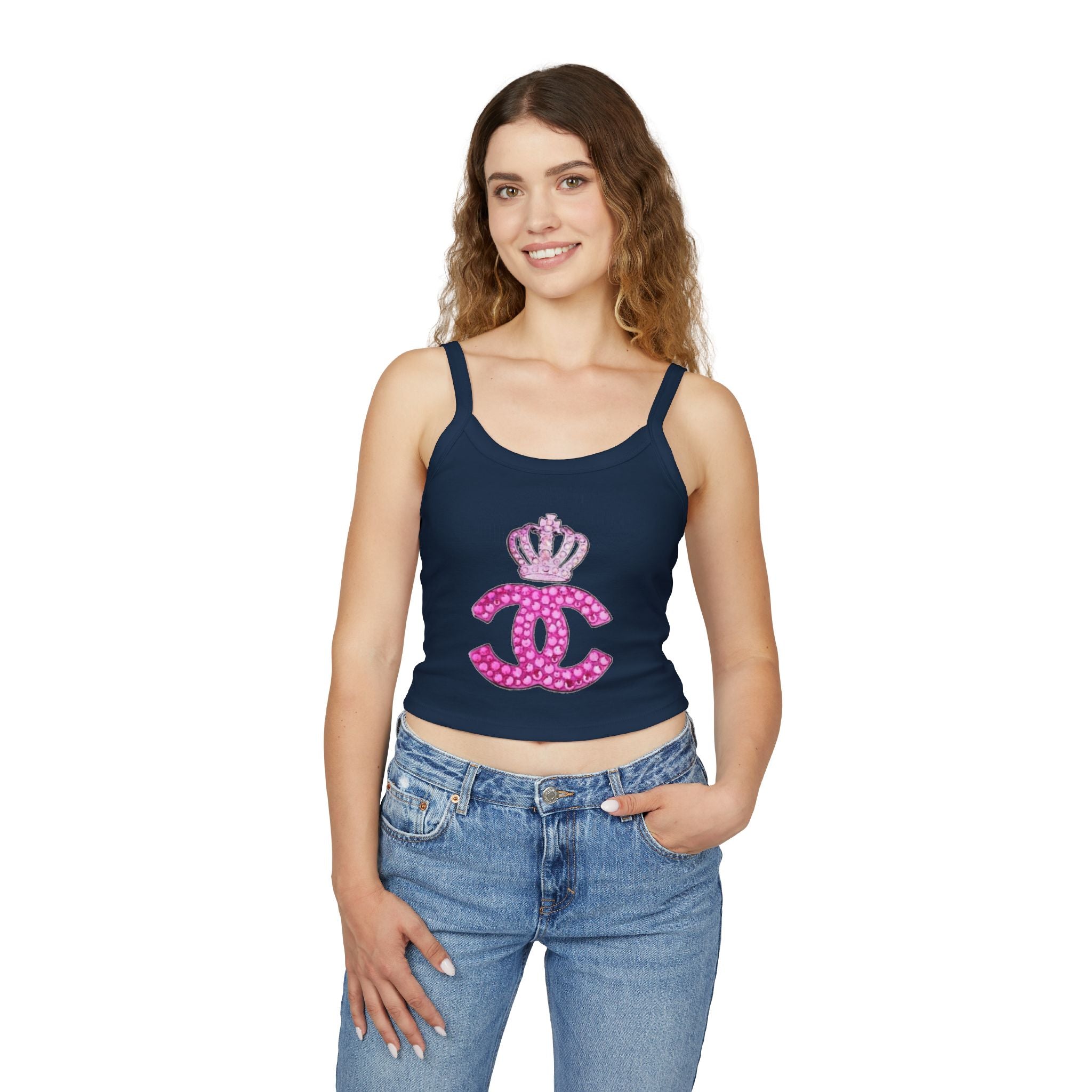 Top crop a canotta CC Crown