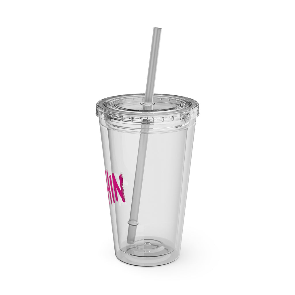 Bicchiere con Cannuccia da 16oz