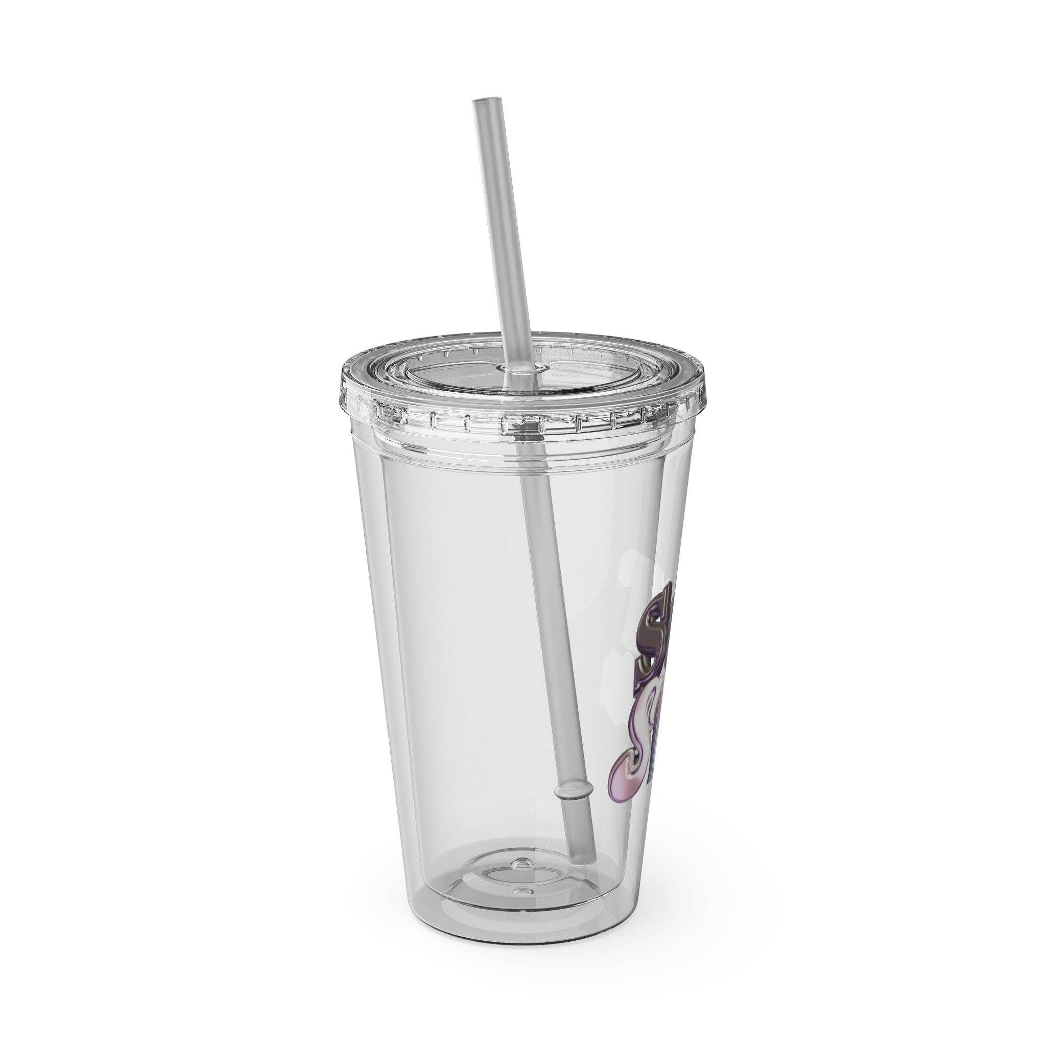 S Show Tumbler with Straw, 16oz