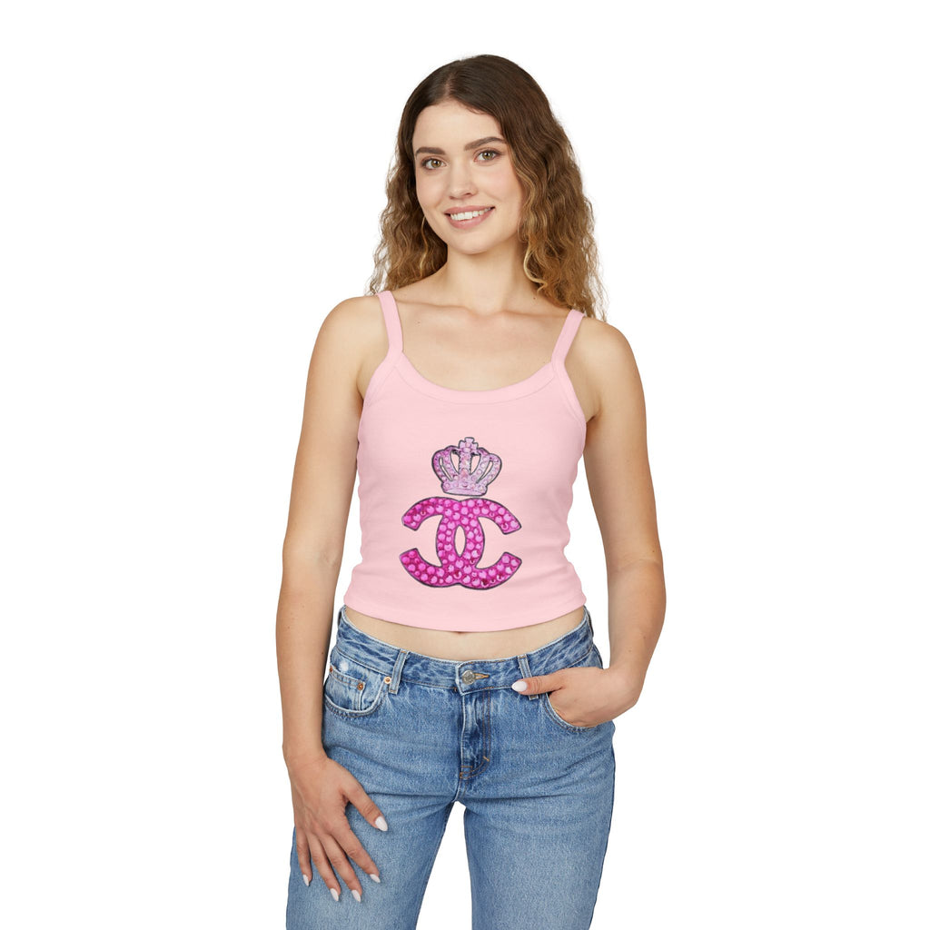 Top crop a canotta CC Crown