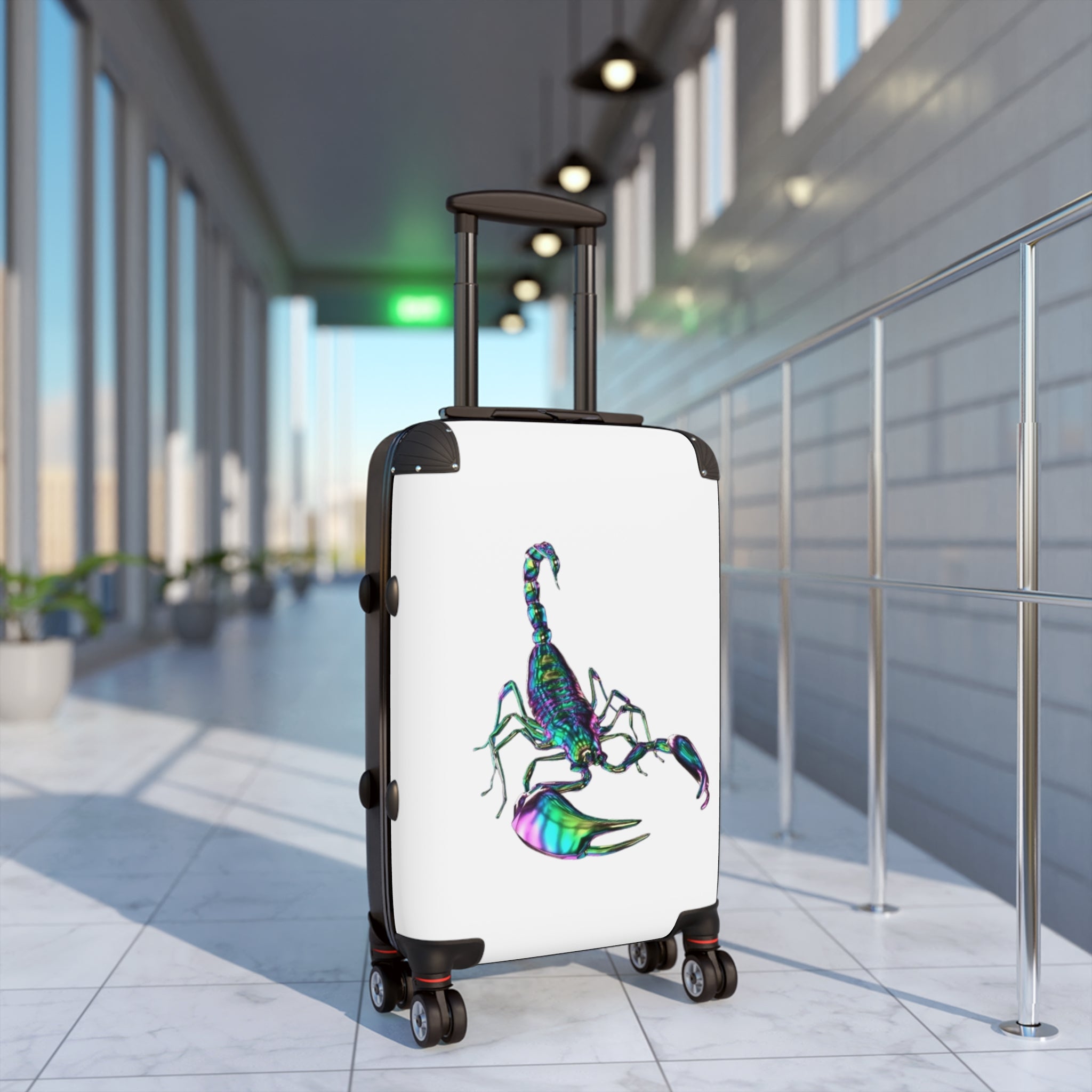 Holographic Scorpion Suitcase
