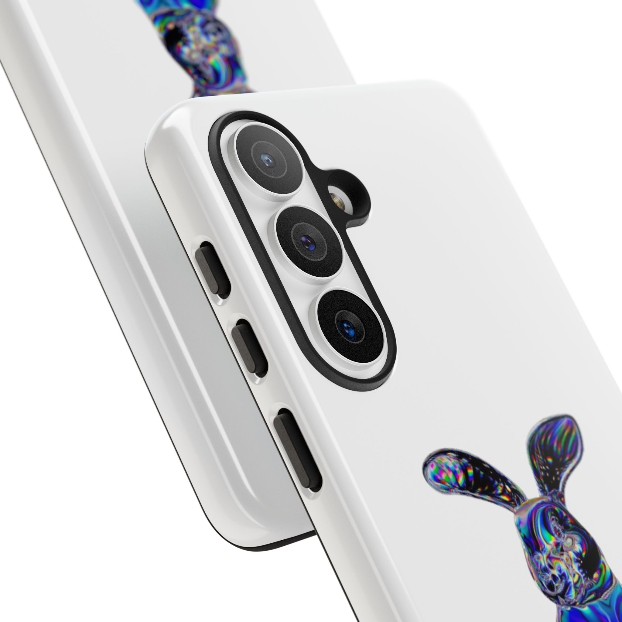 Cover per telefono con coniglio olografico