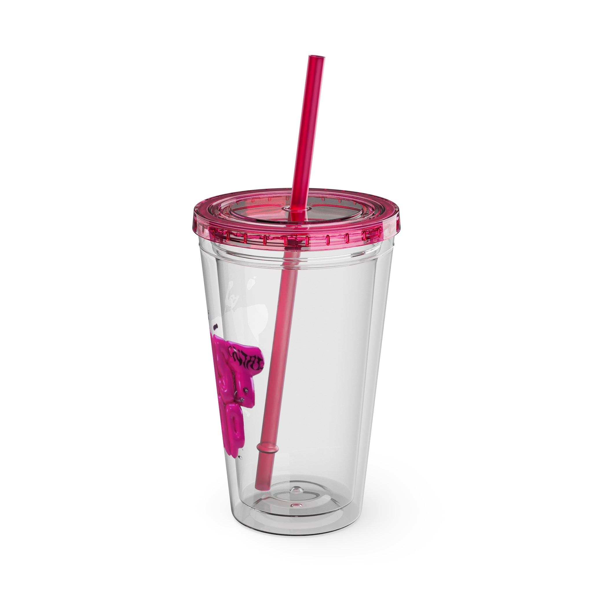 Bicchiere "Thirst Trap" con cannuccia, 470 ml