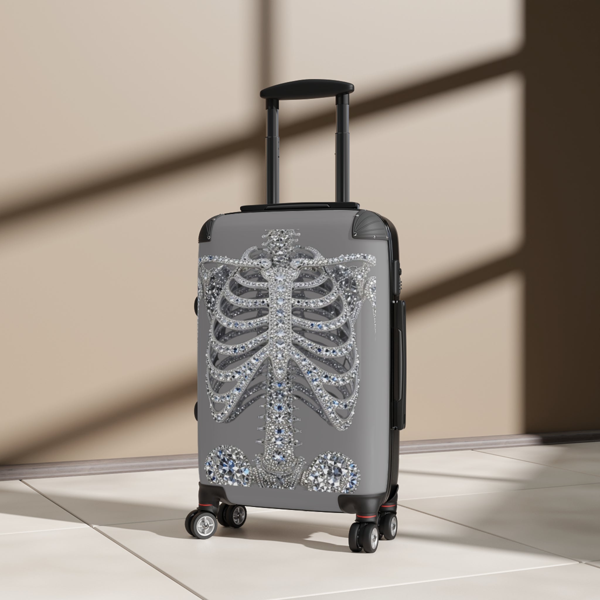 Diamond Skeleton Suitcase