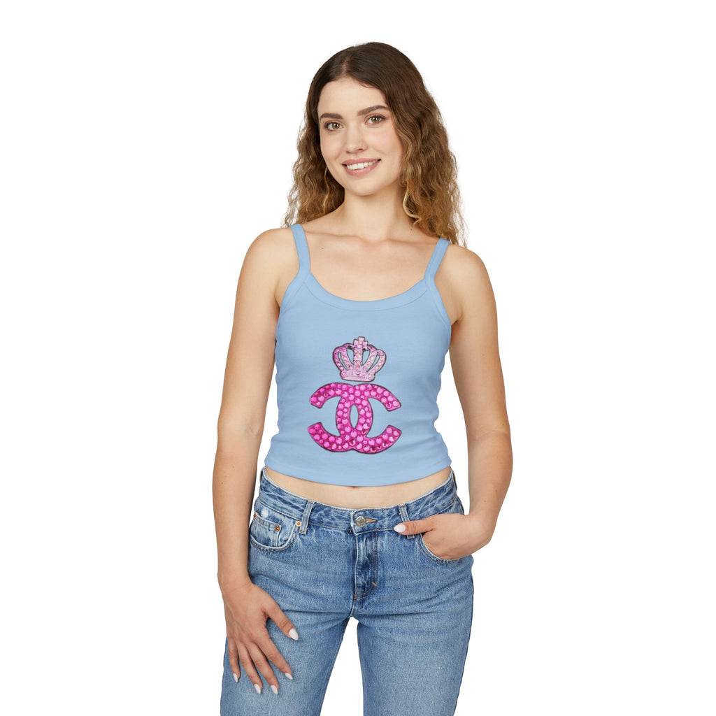 Top crop a canotta CC Crown