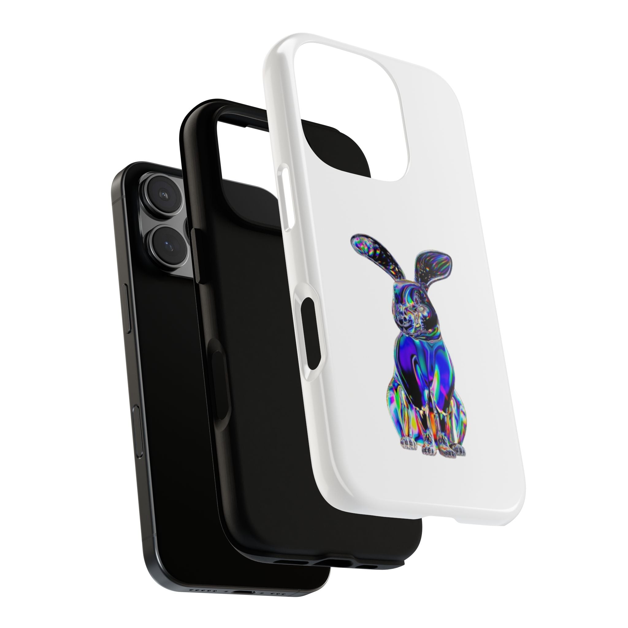 Cover per telefono con coniglio olografico