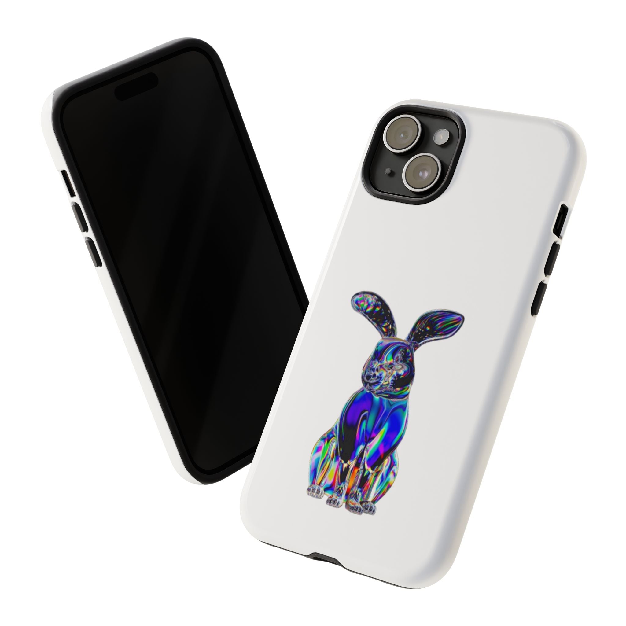 Cover per telefono con coniglio olografico