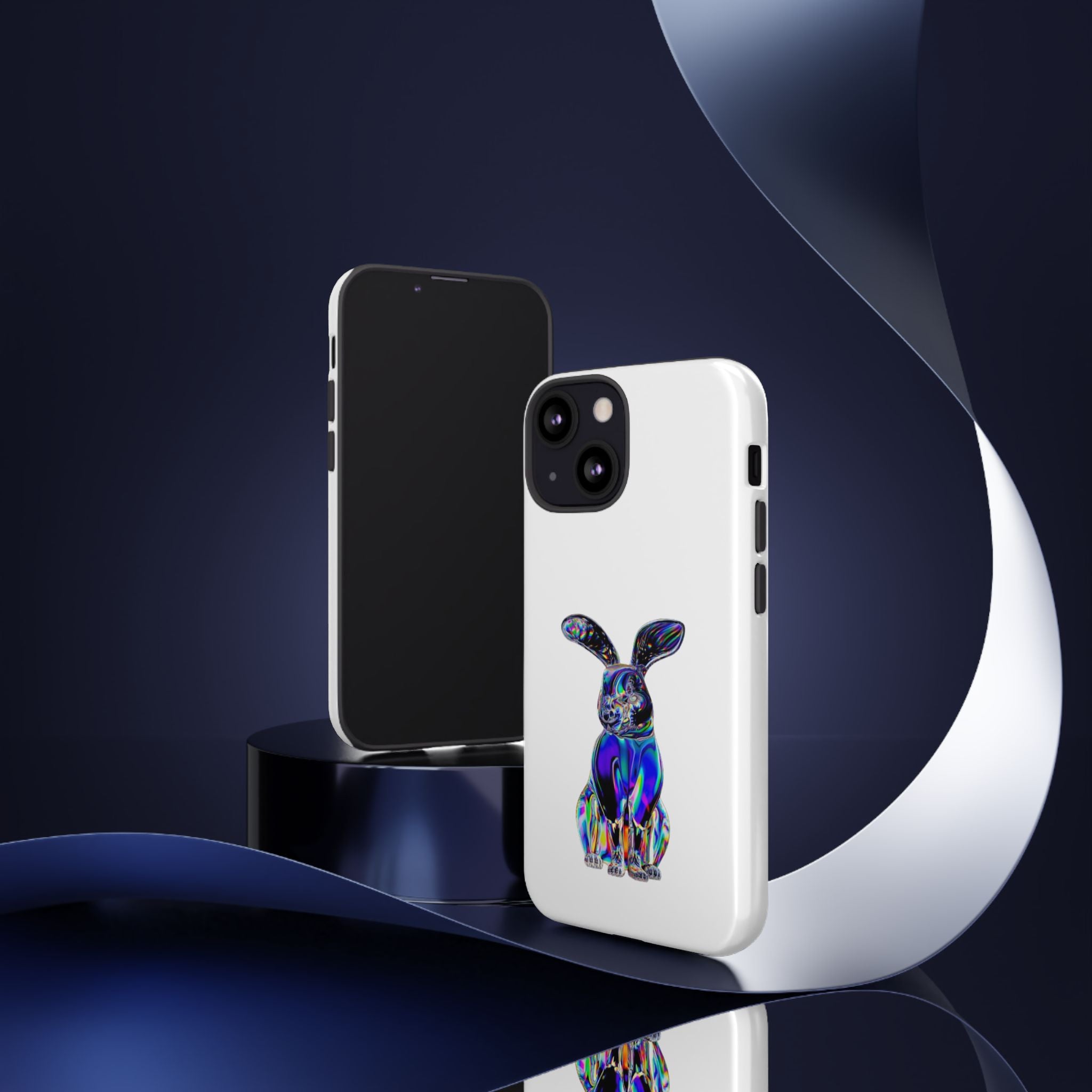 Cover per telefono con coniglio olografico