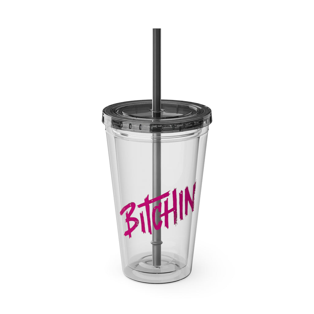 Bicchiere con Cannuccia da 16oz
