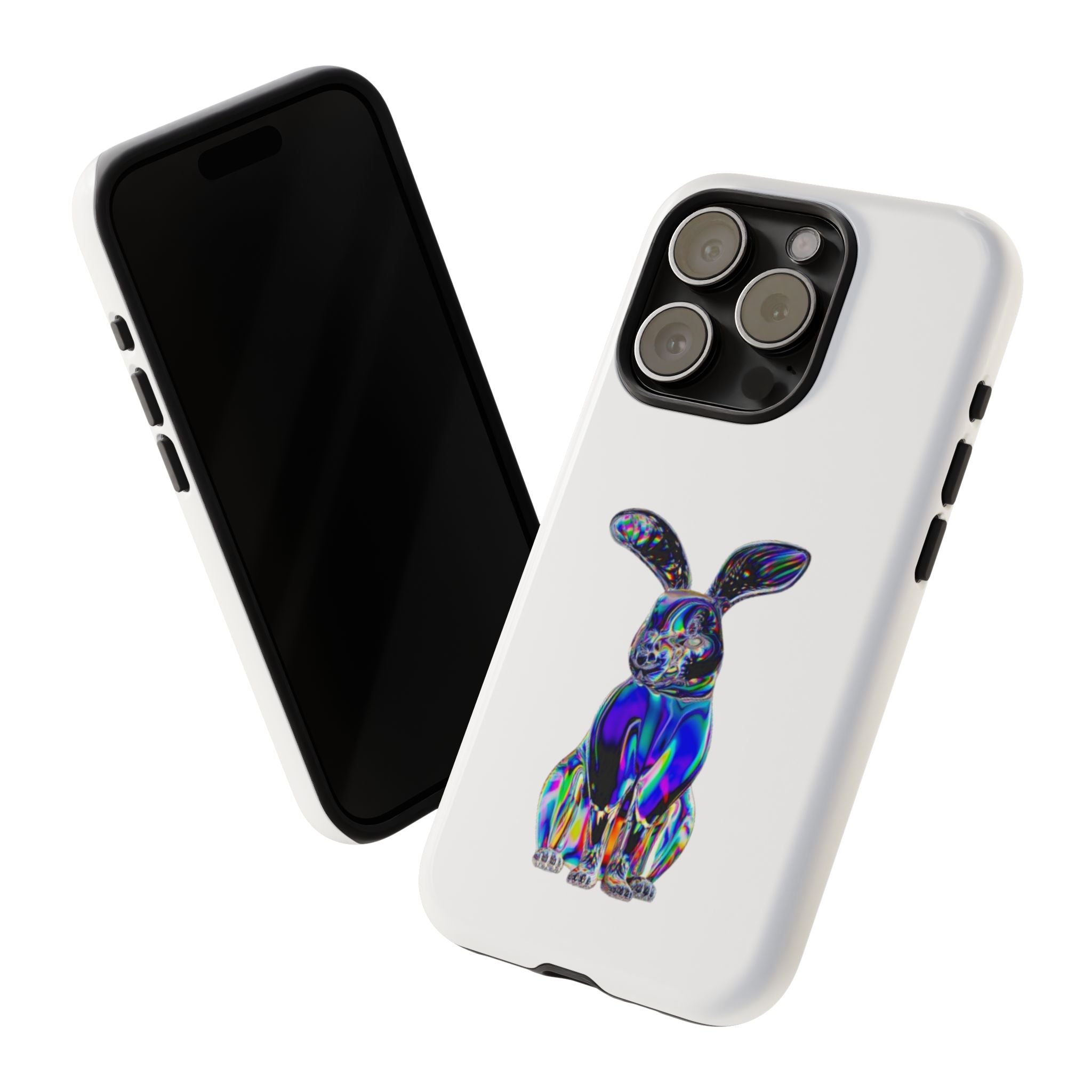 Cover per telefono con coniglio olografico