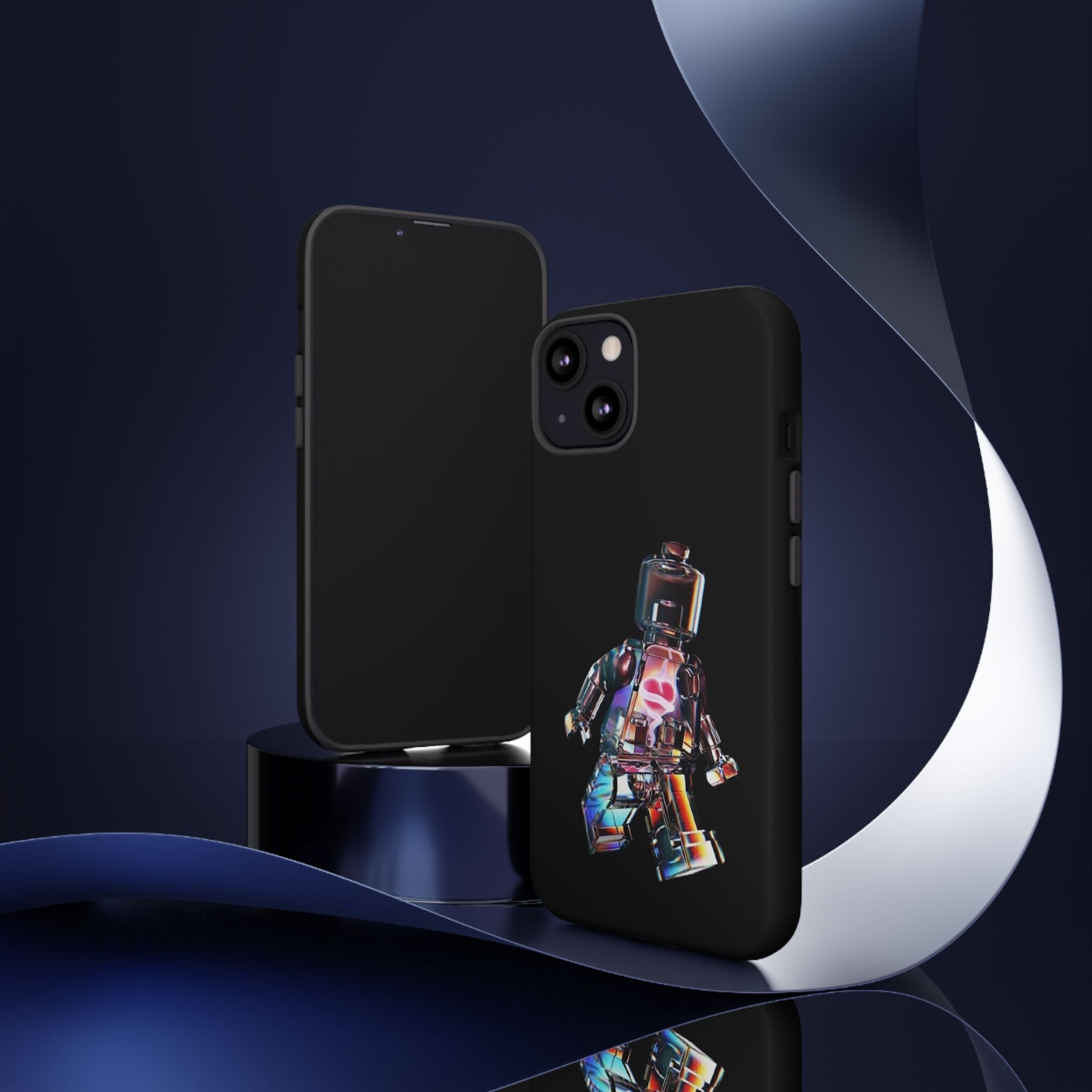 Holographic Brickman Phone Case
